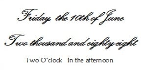 Important date 