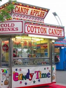 Smells and Memory Cotton candy stand 
