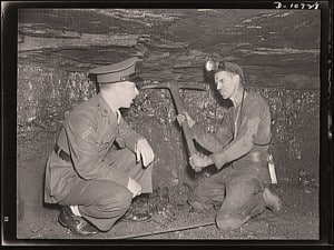 Family story miner or soldier