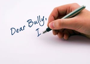 Write a letter to yourself or bully or ….
