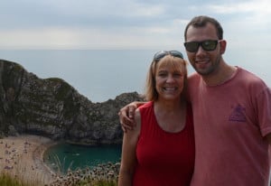 Learned to adventure from son too shown in photo 