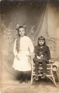 Hazel and half brother Henry Savoy