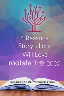 4 reasons storytellers will love Rootstech 2020 pinnable Image