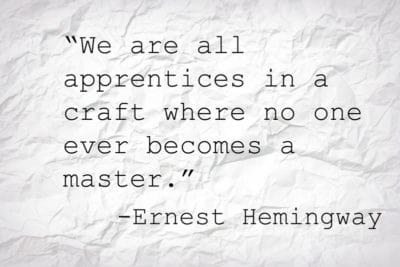 Quote from Ernest Heminway 