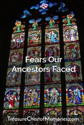 Dance of Death Stained Glass window in Bern 