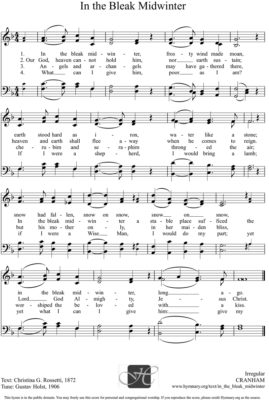 In the Bleak Midwinter