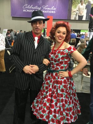 ROotstech expo hall unexpected friends