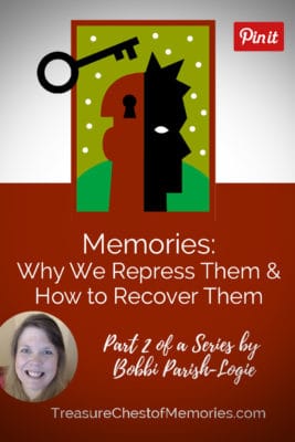 Recovering Repressed Memories Graphic with photo of author 