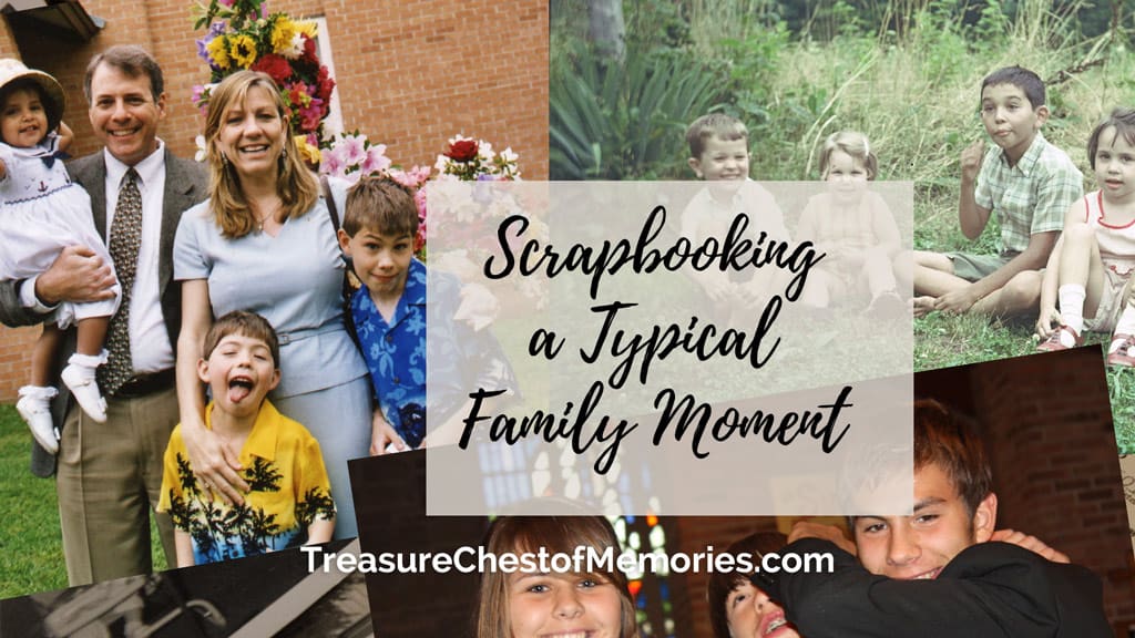 Graphci for Scrapbooking a typical family Moment 