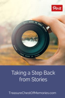 Taking a step back from stories pinnable image 
