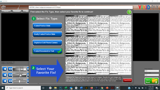 Vivid-Pix RESTORE Software Product Review 11 Vivid Pix Restore step one