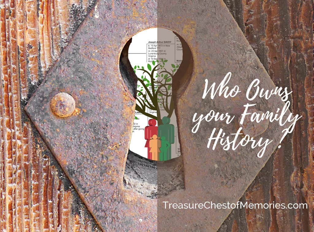 Who owns your family history?