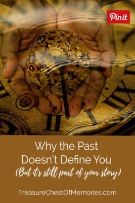 The past doesn't define you image of clocks under water