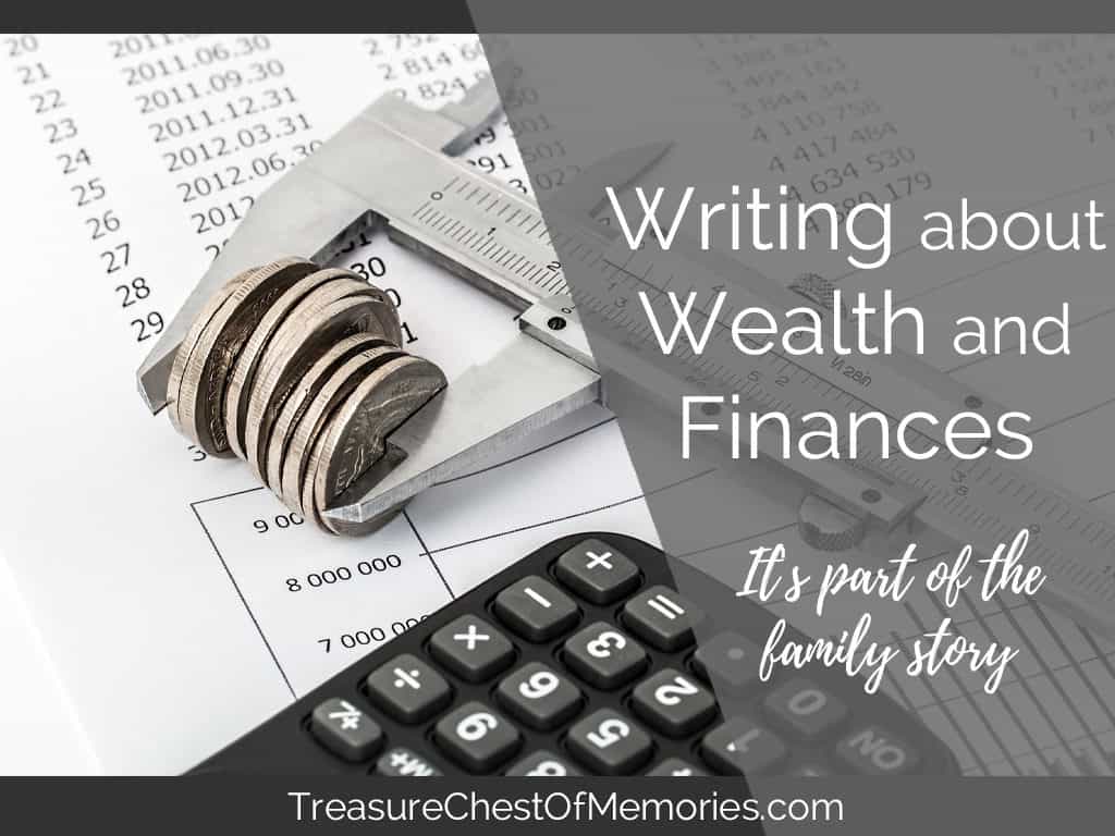 Writing about Wealth and Finances: It’s Part of the Family Story
