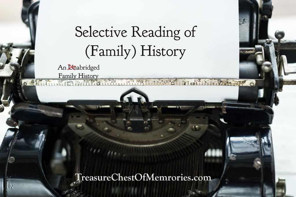 Selective Reading of History